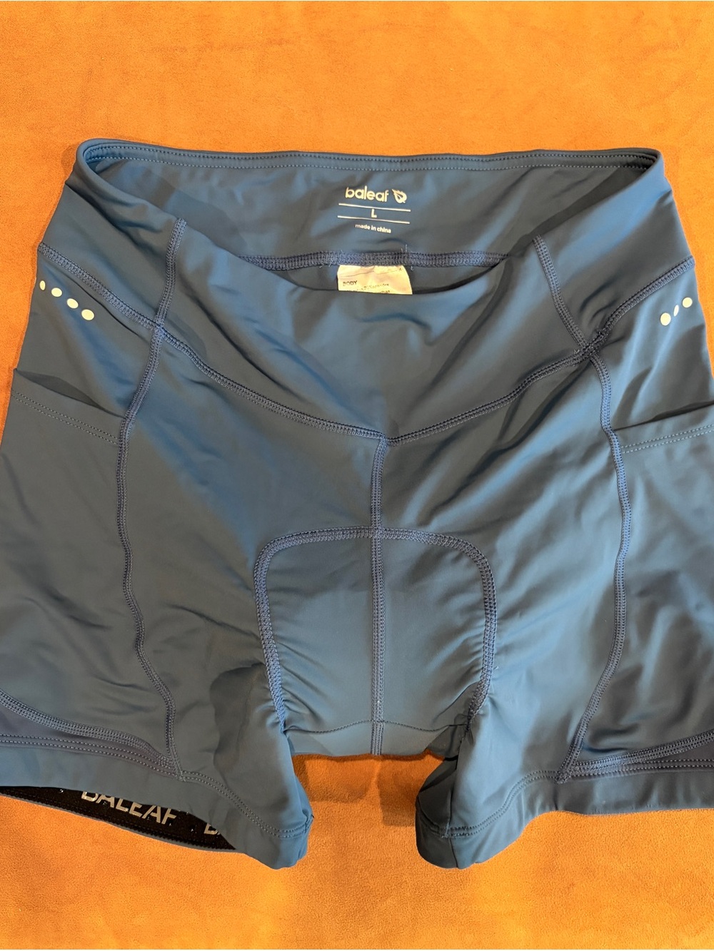 Baleaf Women's Deep Blue Padded Bike Shorts